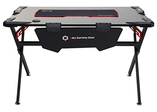 Mendler Schreibtisch HWC-F11, Computertisch Jugend-Schreibtisch, Gaming 120x75cm MVG schwarz – Bild 6