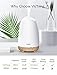 VicTsing 150ml Essential Oil Diffuser, 3rd Version Aromatherapy Diffusers Ultrasonic Cool Mist Humidifier with Sleep Mode, Waterless Auto-Off & 8-Color LED Light for Home Office Room Baby-Wood Grainthumb 2
