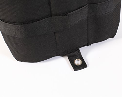 Feelway Weights Bag for Canopy Pop Up Party tent Instant Legs Heavy Duty Outdoor Sand Bag Set of 4, Black