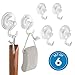 iDesign Hooks, Set of 6, Clear, 6 Count