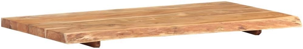 Baumarkt vidaXL Akazienholz Massiv Waschtischplatte Badezimmer