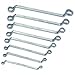 8 Piece SAE Offset Box Wrench Set Chrome vanadium steel construction