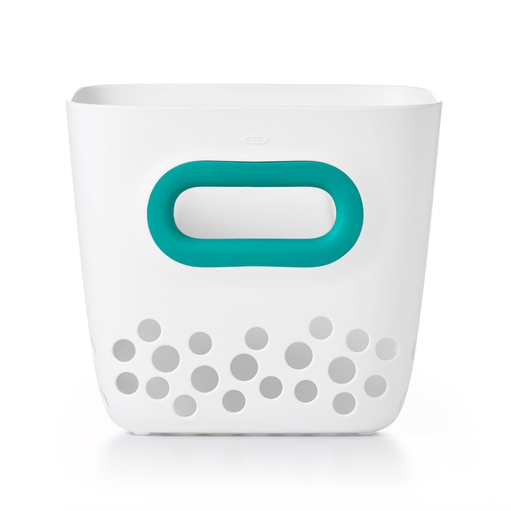 Photo 1 of OXO Tot Bath Toy Bin, Teal