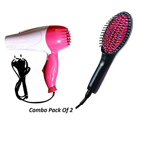 Hair Straightener Brush Perfectly Straight Hair With Professional
