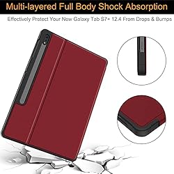 Soke Galaxy Tab S8+/S7 FE/S7 Plus Case with S Pen