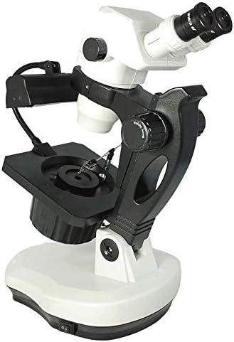 BoliOptics 6.7X-45X Professional Jewelry Gem Stereo Zoom Microscope, Binocular, Fluorescent/Halogen Light, Dark Field JM05010101