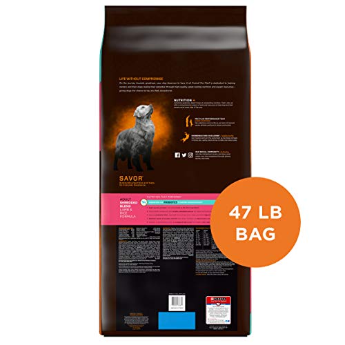 Purina Pro Plan With Probiotics Dry Dog Food, SAVOR Shredded Blend Lamb & Rice Formula - 47 lb. Bag - //medicalbooks.filipinodoctors.org