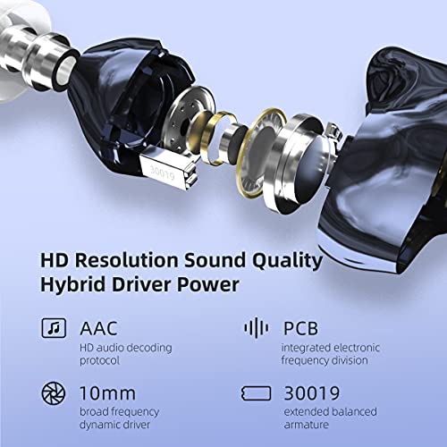 KZ SKS True Wireless Earbuds Qualcomm Bluetooth 5.2 Headphone Hybrid ...