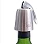 CLOSEOUT PRICE - Set of 3 Premium WINE BOTTLE STOPPERS to preserve and present your wine in style – Stainless Steel with Inner Rubber Seal