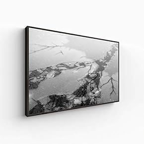 Canvas Wall Art for Living Room, Bedroom Monochrome Landscape Framed Canvas Prints for Home Decoration Ready to Hang - 16x24 inches