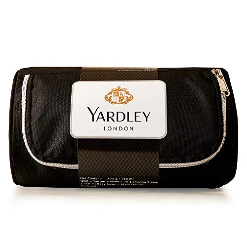 Yardley London Gentleman Range Gift Set With Classic Deodorant Spray, Classic Deodorizing Talcum Powder, Classic Compact Perfume, and Elegance Super Smooth Lather Shaving Cream| Stylish Travel Pack Included 2 Yardley London Gentleman Range Gift Set With Classic Deodorant Spray, Classic Deodorizing Talcum Powder, Classic Compact Perfume, and Elegance Super Smooth Lather Shaving Cream| Stylish Travel Pack Included - Image 2