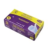 GREAT GLOVE NM40010-M-BX Industrial Grade Glove, Nitrile Synthetic Rubber, 4.5 mil - 5 mil, Lightly Powdered, Latex Free, Allergy Free, Medium, Blue