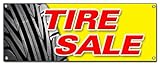 72" TIRE Sale 1 Banner Sign Tires Sale Sell Wheels