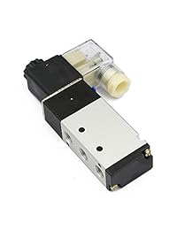 1/8" NPT 5 Way 2 Posición neumática válvula solenoide DC 24 V eléctrico de Estados Unidos Solid