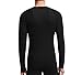 Icebreaker Merino Men's Everyday Long Sleeve Crewe Top, Black, Large