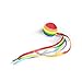 ygmoner Coloured Ribbon Ball Car Antenna Topper - Antenna Ball