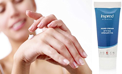 Inspired by Dead Sea Anti-Aging Sunscreen Lactic Acid Smooth Women Men Hand Cream Argan Oil UV Damage Protects Repairs Heals Relieves Extremely Dry Cracked Working Hands Brightens Tone 100ml/3.4fl.oz