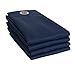 Deconovo Room Darkening Thermal Insulated Blackout Grommet Window Curtain for Bedroom, Navy Blue, 42x84 Inch Set of 4