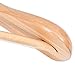 RoyalHanger Coat Hanger 6-Pack, Wood Hangers Trouser Hangers Extra Wide Shoulder Wooden Hangers for Heavy Coat, Sweater, Skirt, Suit, Pants, Natural Finish