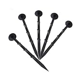 KINGLAKE 30 Pcs 8 Inch Plastic Garden Stakes Anchors Plastic Landscape Anchoring Spikes for Keeping Garden Netting Down,Holding Down The Tarps and Landscape Fabric Lawn Edging,Tents,Weed Cover