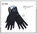 Tough Outdoors Running Gloves with Touch Screen - Winter Glove Liners for Texting, Cycling - Thin & Lightweight Cold Weather Thermal Gloves