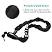 Titanker Bike Chain Lock, 3.3-Feet Security Anti-Theft Bike Lock Chain with Keys Bicycle Chain Lock Bike Locks for Bike, Motorcycle, Bicycle, Door, Gate, Fence, Grill (8mm Thick Chain, Black)