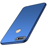 anccer Huawei Y7 Prime 2018 / Huawei Y7 2018 / Huawei Nova 2 Lite Case [Ultra-Thin] [Anti-Stain] [Anti-Drop] Premium Material Slim Full Protection Cover (Smooth Blue)