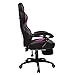 YOURLITE Purple Computer Gaming Chair with Wide Seat, High Back PU Leather Video Game Chair, Ergonomic Adjustable Racing Chair with Headrest and Lumbar Support