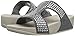 FitFlop Women's Glitzie Slide Sandal, Wild Dove, 7 M US