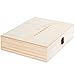 Essential Oil Case/Box by Terramore. Large 68 Bottle Storage Organizer. Natural Pine Wood. Holds 56ea 5-15ml Bottles And 12ea Roll-On Bottles.