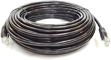Cable Sourcing - 33 ft (10m) CAT5e Cable, Outdoor External Ethernet Cable, 100% Solid Copper, Network Cable, LAN, Router, WiFi 6, CCTV, 1000mb (Gigabit), RJ45 Plugs