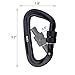 Favofit Ultra Sturdy Locking Carabiner Clips, 12KN (2697 lbs Each) Heavy Duty Caribeaners for Camping, Hiking, Outdoor & Gym etc, Small Carabiners for Dog Leash & Harness, Not for Climbing