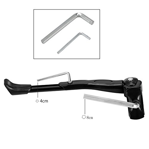 BESTCAN Bicycle Kickstand,Adjustable Aluminum Alloy Bike Kickstand for 22“24”26“28“Mountain Bike/Road Bicycle/BMX/MTB/City Commuter Bike/Kids Bike/Sports Bike/Adult Bike
