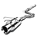 For Honda Accord CD 4Cyl Stainless Steel 4 inches Rolled Muffler Tip Catback Exhaust System