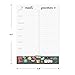 Weekly Magnetic Meal Planner Notepad By Julianne & Co - Food Planning Grocery List Pad, Premium A5 Pages Lasts 1 Ful Year with Tear Away Perforated Shopping List (Kitchen Print WITH Fridge Magnet)