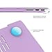 IBENZER Compatible with MacBook Pro 13 Inch Case 2012-2015, Soft Touch Hard Case Shell Cover with Keyboard Cover for Apple MacBook Pro 13 with Retina Display A1425 1502, Purple, R13PU+1B