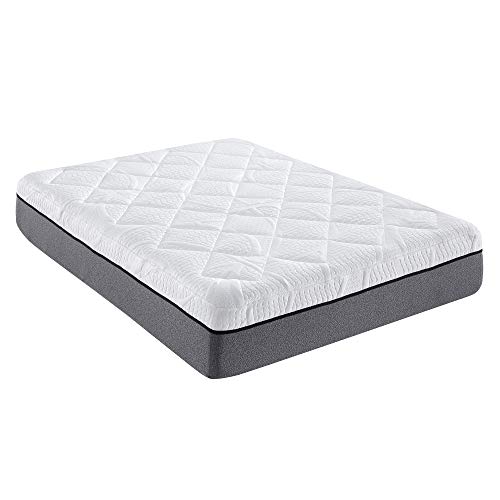 Classic Brands Cool Gel Quilted Memory Foam 14Inch Mattress CertiPUR