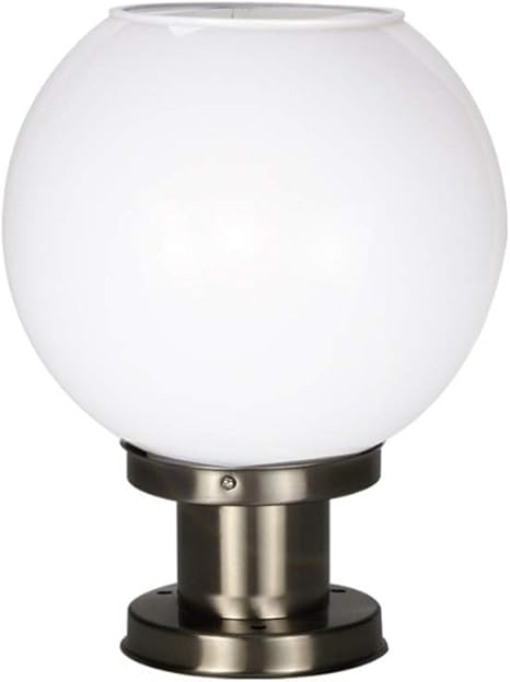 Led Saule Fur Den Aussenbereich Wasserdicht Ip65 Led Acrylkugel Pfosten Laterne Licht Garten Lampenschirm Edelstahl Wandbeleuchtung Amazon De Beleuchtung