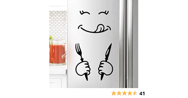 wall4stickers Sonrisa Etiqueta engomada del refrigerador ...