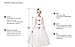 Lace Long Sleeves Hollow Back First Communion Dresses 2-12 Year Old White Size 8