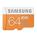 Samsung Evo 64GB MicroSD XC Class 10 UHS-1 Mobile Memory Card for Samsung Galaxy S7 & S7 Edge with USB 2.0 MemoryMarket Dual Slot MicroSD & SD Memory Card Reader