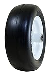 Marathon 11x4.00-5" Flat Free Tire on Wheel, 5" Centered Hub, 3/4" Bearings