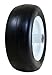 Marathon 11x4.00-5" Flat Free Lawnmower Tire on Wheel, 5" Centered Hub, 3/4" Bushings primary