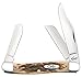 Case XX WR Pocket Knife Medium Stockman With Genuine Bone Handle, Stainless Steel Blades, Length Closed: 3 5/8 Inches