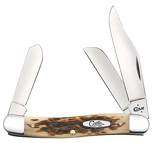 Case Amber Bone SS Stockman Pocket Knife