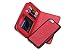 iPhone 8 Plus Case, iPhone 7 Plus Zipper Wallet Case, Pasonomi PU Leather Protective Shell Detachable Folio Flip Holster Carrying Case with Card Holder for Apple iPhone 8 Plus & 7 Plus (Red)