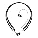 Maxelf Wireless Headphones, Retractable Earbuds Ultra Lightweight Sport Sweatproof Headset Noise Cancelling Stereo Earphones IPX4 Built-in Mic Earphones for IOS Android Windows Cell Phone