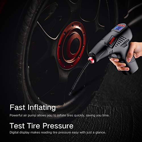 2 Audew+Portable+Compressor+Motorcycle+Inflatables