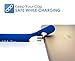 ABA iTec Apple Pencil Case Skin for iPad Pro Pen 9.7 & 10.5 with Premium Comfort with Soft Grip the Best Apple iPencil Accessory - Silicone Sleeve Cover with Cap Holder (Blue)