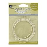 Artistic Wire 10S Gauge Wire, Tarn Resist Silver, 5-Feet